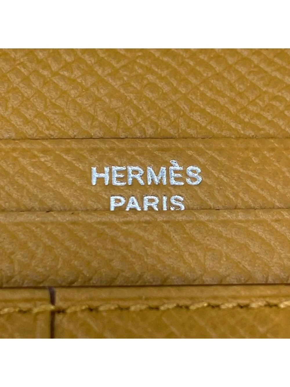 Hermes Wallet Bearn Souffle Verso Rose Confetti Sesame Silver
